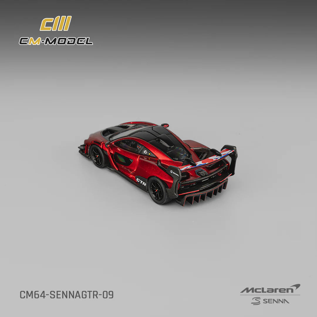 CM Model 1:64 McLaren Senna GTR Metallic Red CM64-SENNAGTR-09 (Preorder)