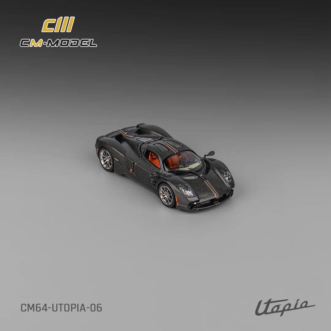 CM Model 1:64 Pagani Utopia Full Carbon with Red Line CM64-UTOPIA-06 (Preorder)