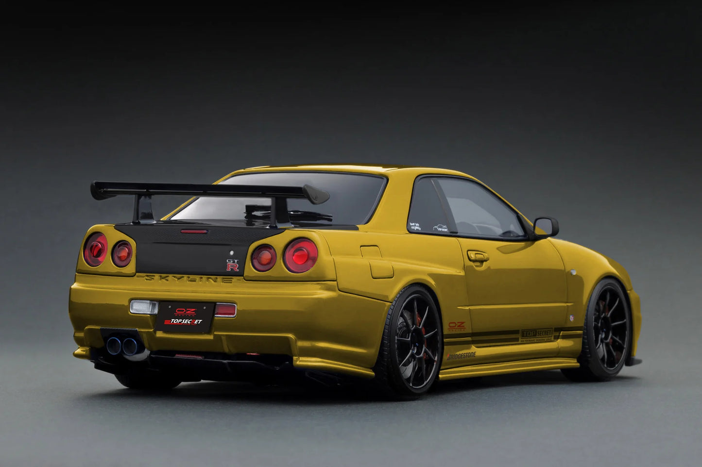 Ignition Model 1:18 Top Secret 34GT-R (BNR34) Gold IG3640