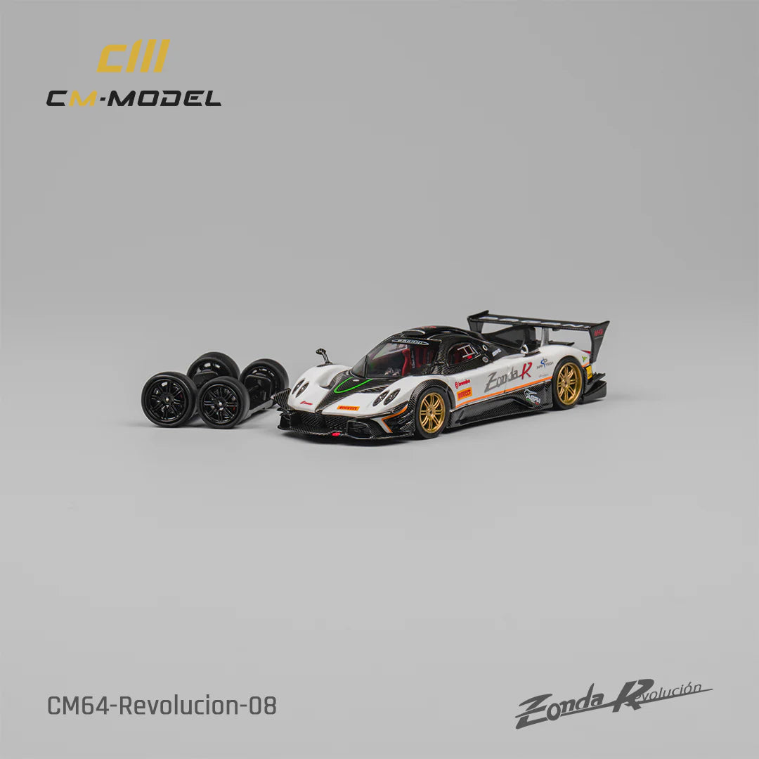 CM Model 1:64 Pagani Zonda Rev White