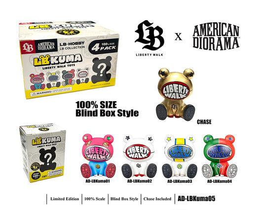 American Diorama Liberty Walk LB Kuma 100% Blind box AD-LBKuma05