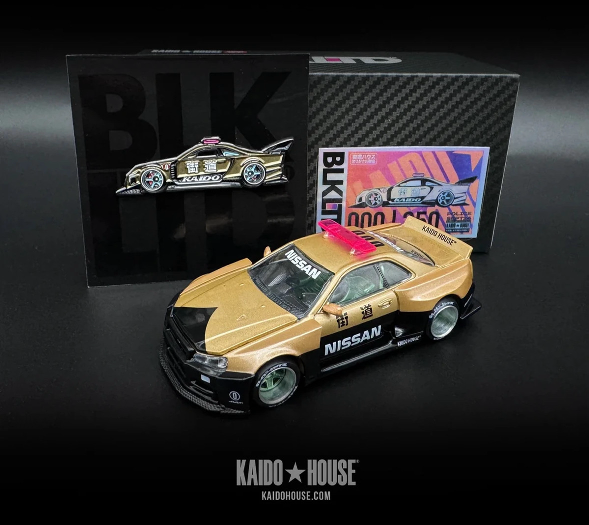 激レアKAIDO★HOUSE BLKLTD R34 パトカー Amazon.com: Skyline GT-R (R34) Kaido Works (V2 Aero) RHD