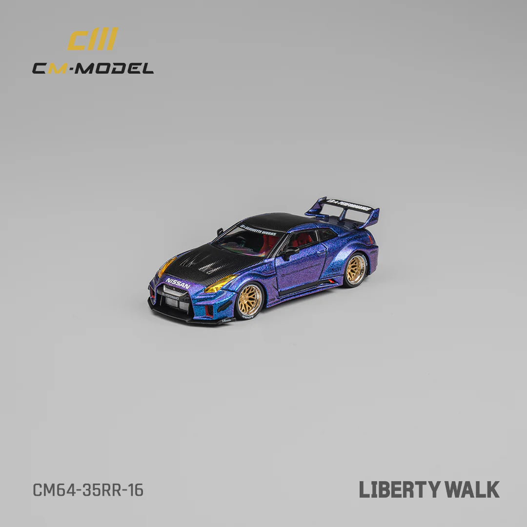 CM Model 1:64 Nissan LBWK 35GT-RR Chameleon with Carbon