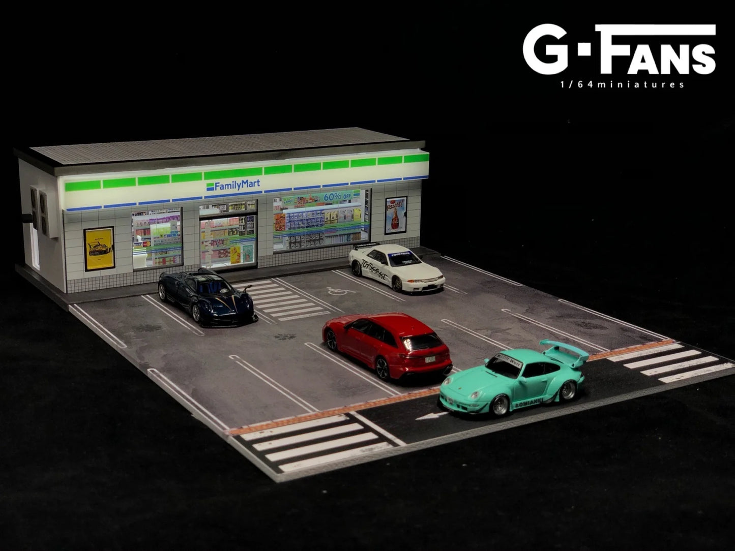 G-Fans 1:64 FamilyMart Diorama 710021