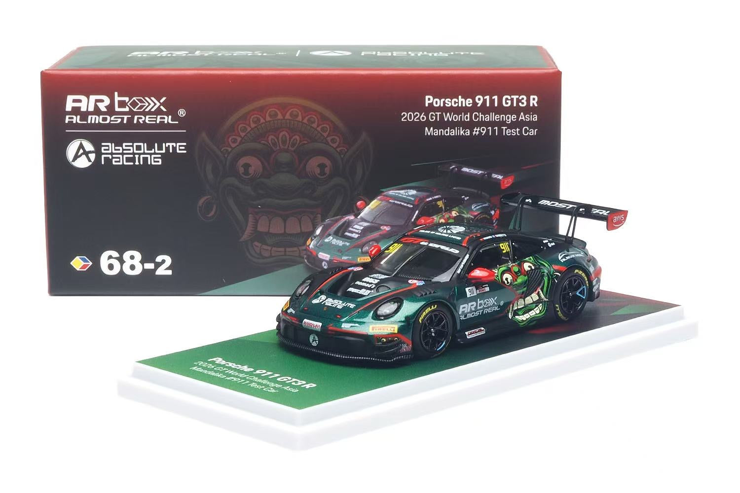 ALMOST REAL 1:64 Porsche 911 GT3 R 2026 GT World Challenge Asia