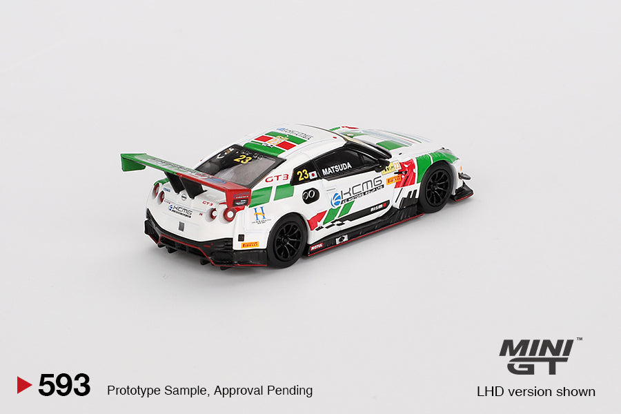 Mini GT 1:64 Nissan GT-R NISMO GT3 #23 KCMG 2018 FIA GT World Cup Macau MGT00593-BL