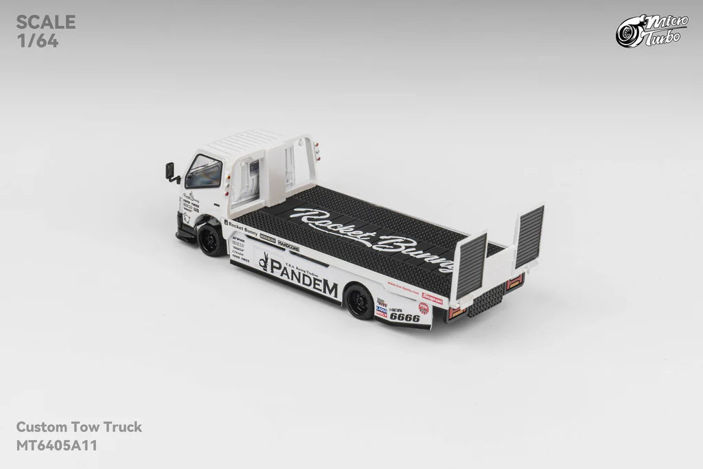 Microturbo 1:64 Custom Tow Truck Rocket Bunny - White MT6405A11