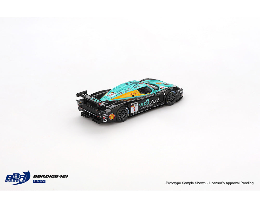 (Preorder) BBR Models 1:64 Maserati MC12 Competizione #1 Vitaphone Racing Team 2008 Spa 24 Hrs. Winner – Limited Edition BBRDIE6421