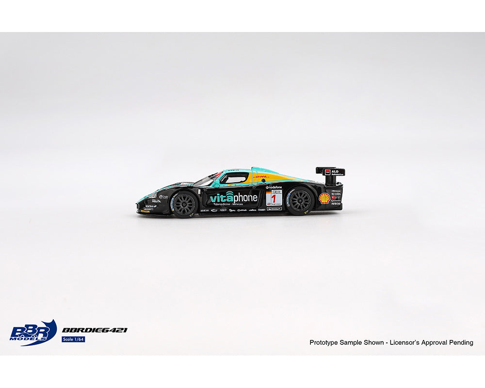 (Preorder) BBR Models 1:64 Maserati MC12 Competizione #1 Vitaphone Racing Team 2008 Spa 24 Hrs. Winner – Limited Edition BBRDIE6421