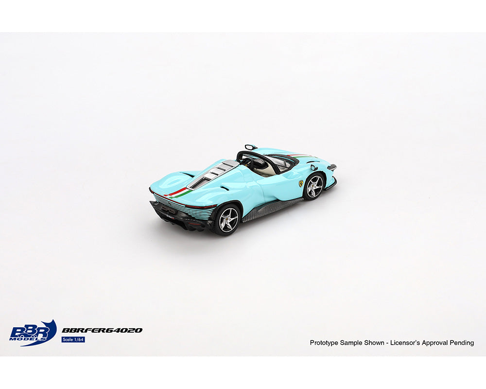 (Preorder) BBR Models 1:64 Ferrari Daytona SP3 – Light Blue – Limited Edition BBRFER64020