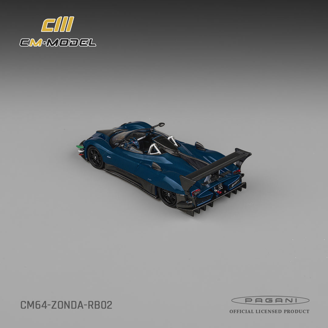 Model of a Pagani car on a gray background with CM-Model branding.