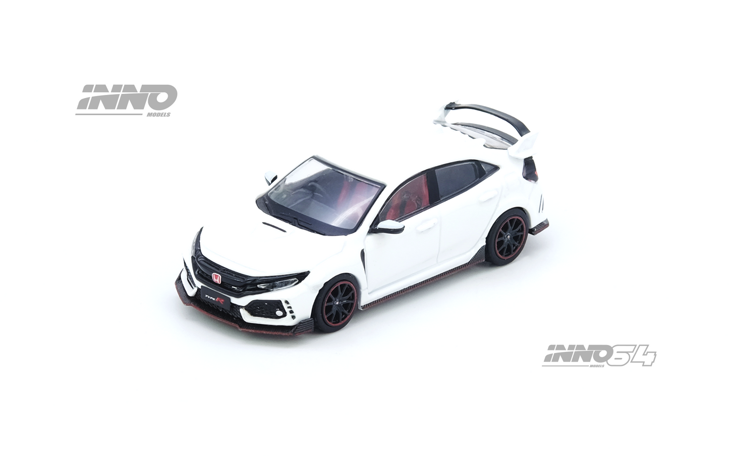 (Preorder) Inno64 1:64 HONDA CIVIC TYPR-R (FK8) White IN64-FK8-WHI