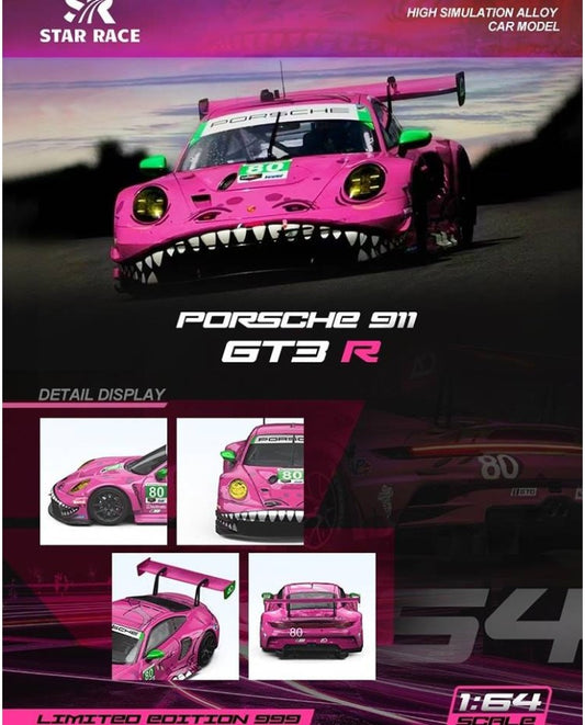 Time Micro 1:64 Porsche 911 (992) GT3 Tyrannosaurus Pink "Roxy"