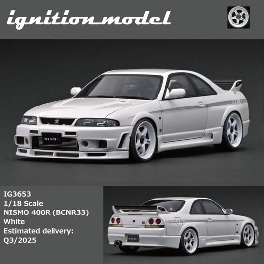 Ignition Model 1:18 Nissan NISMO 400R (BCNR33) White IG3653