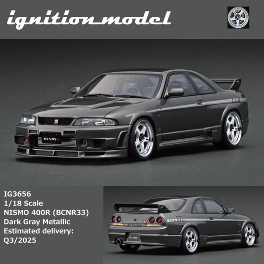Ignition Model 1:18 Nissan NISMO 400R (BCNR33) Dark Gray Metallic IG3656
