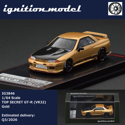 Ignition Model 1:64 TOP SECRET GT-R (VR32) Gold IG3846 Diecast