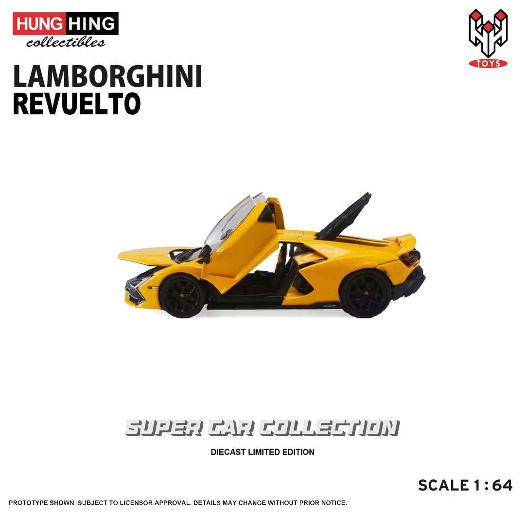 Hung Hing 1:64 Lamborghini Revuelto Yellow