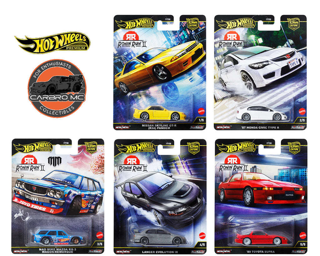 (Preorder) Hot Wheels 1:64 Car Culture 2025 M Case – Ronin Run II FPY86-961M