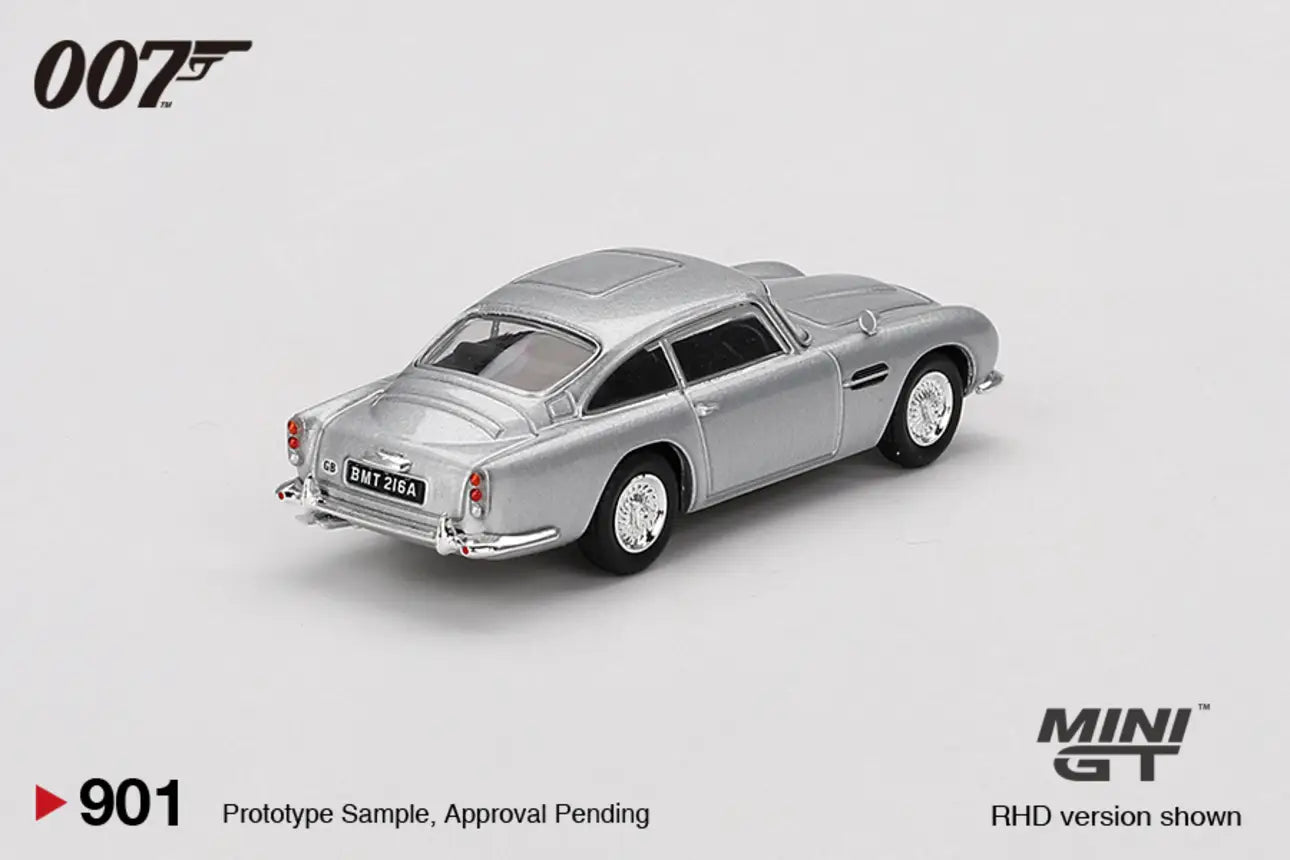 Mini GT 1:64 Aston Martin DB5 James Bond 007 Thunderball – 4 Languages – Limited Edition