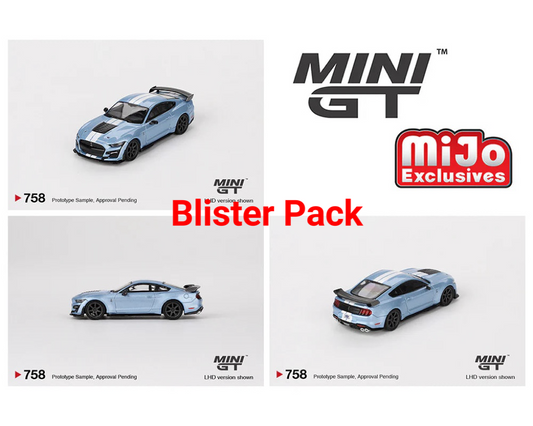 Mini GT 1:64 Ford Mustang Shelby GT500 Heritage Edition – Blue