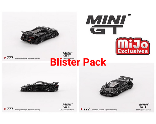 Mini GT 1:64 McLaren 720S LB★Works – Black MGT00777-MJ