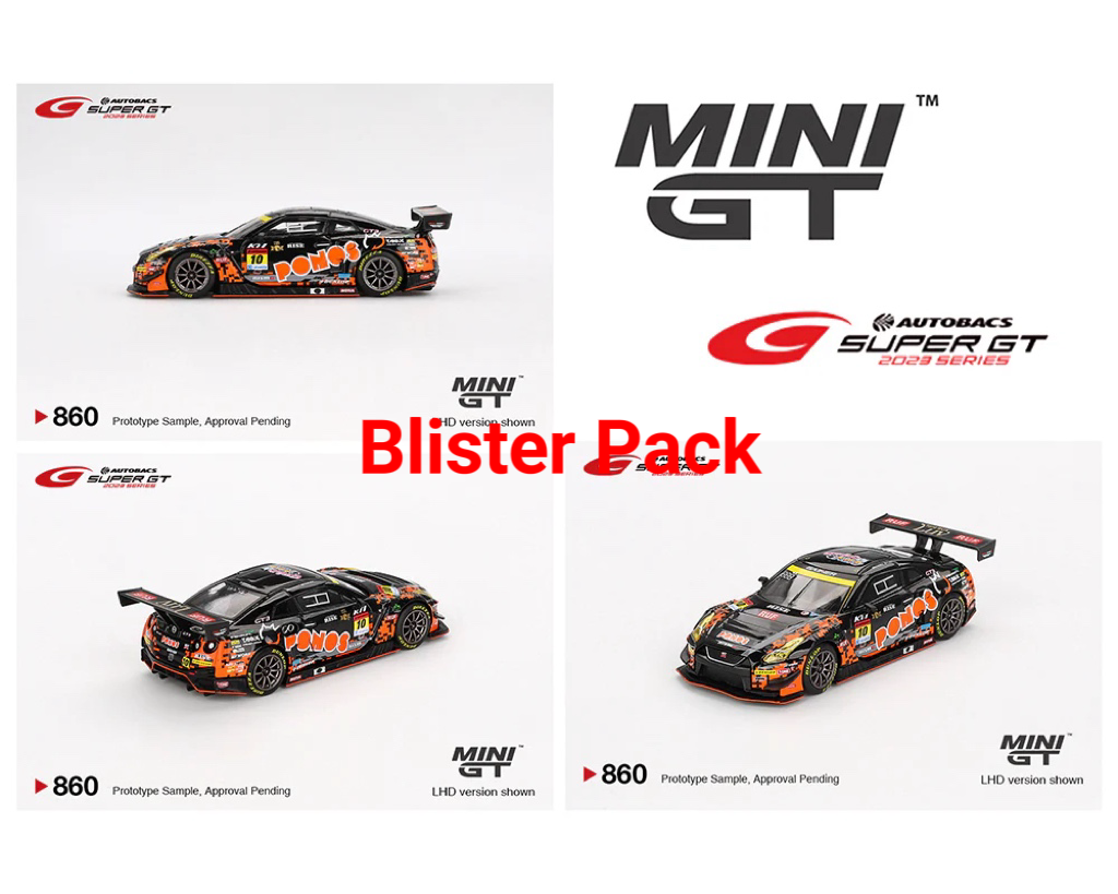Mini GT 1:64 Japan Exclusive Nissan GT-R NISMO GT3 #10 “PONOS GAINER GT-R” GAINER 2023 SUPER GT SERIES