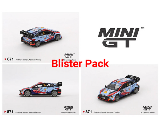 Mini GT 1:64 Hyundai i20 N Rally1 Hybrid #112024 Rallye Monte-Carlo Winner MGT00871-BL