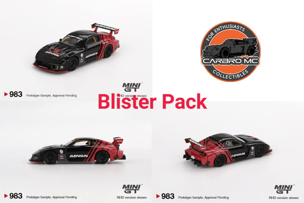 Mini GT 1:64 Mazda RX-7 LB-Super Silhouette Advan MGT00983-BL