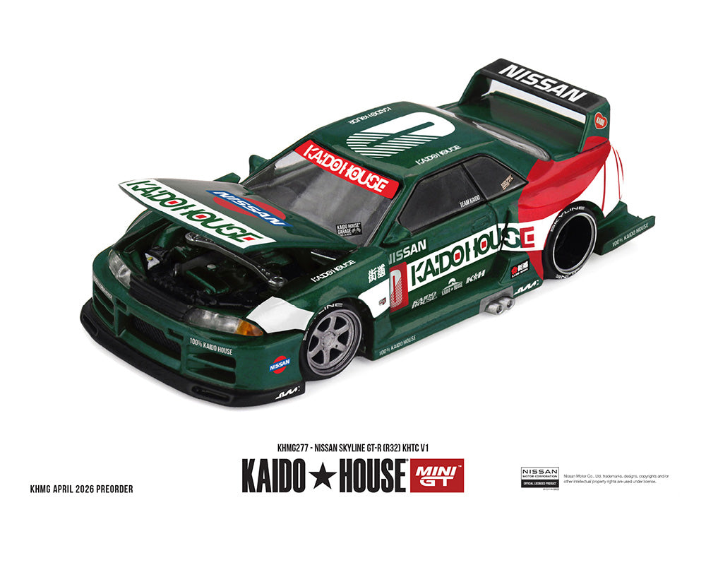 Model car with Kaido House branding on a white background