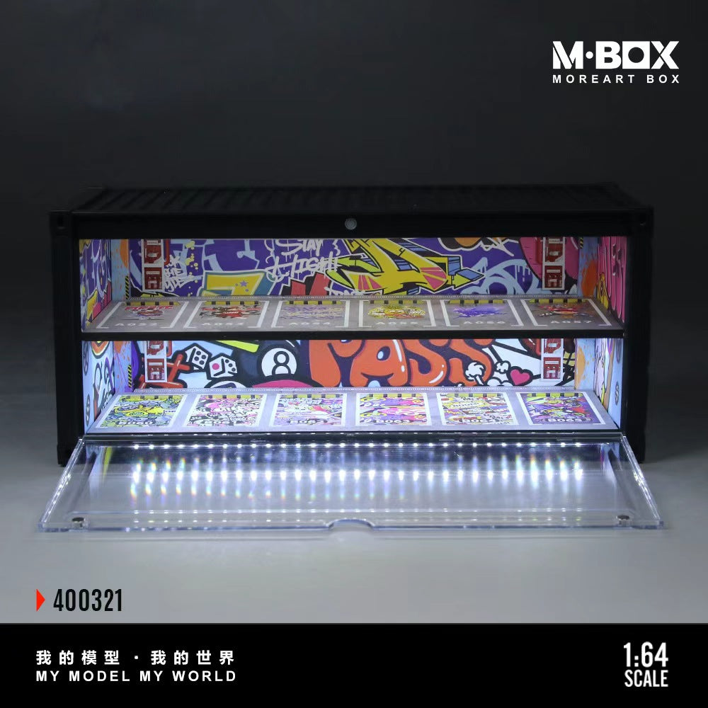 1/64 ガレージ コンテナ moreart コカコーラ ミニカー用ディスプレイ