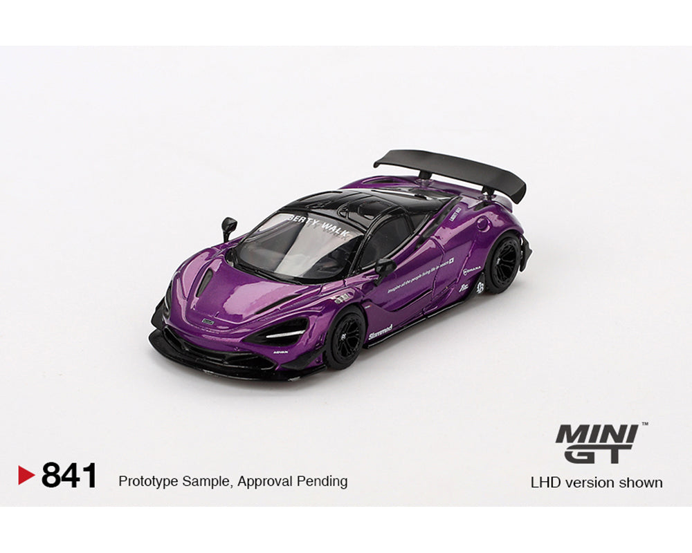 Mini GT 1:64 McLaren 720S LB-Works – Purple (Preorder)