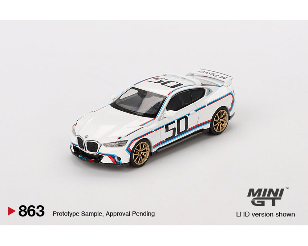 Mini GT 1:64 BMW 3.0 CSL – White MGT00863-BL