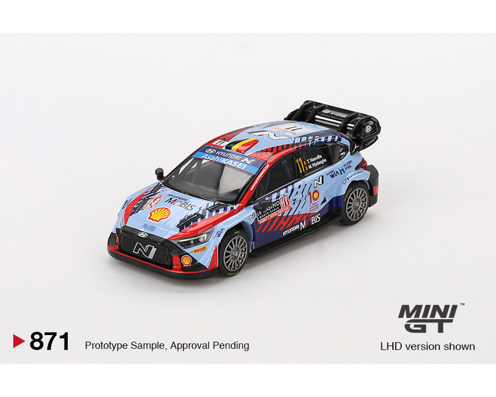Mini GT 1:64 Hyundai i20 N Rally1 Hybrid #112024 Rallye Monte-Carlo Winner MGT00871-BL