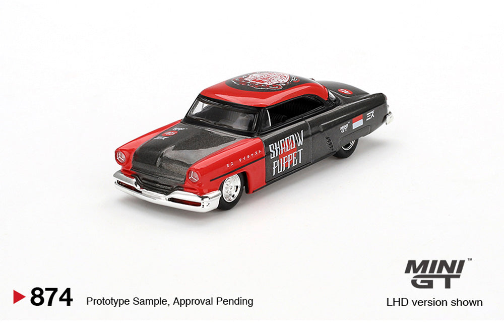 Mini GT x Mizu Diecast 1:64 Lincoln Capri Hot Rod 1954 “Shadow Puppet” Limited Edition MGT00874-BL