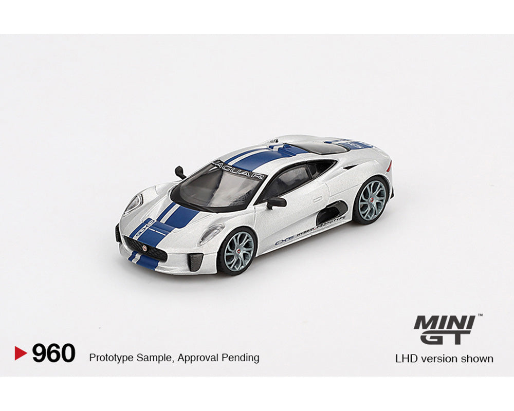 Mini GT 1:64 Jaguar C-X75 – Silver MGT00960-BL