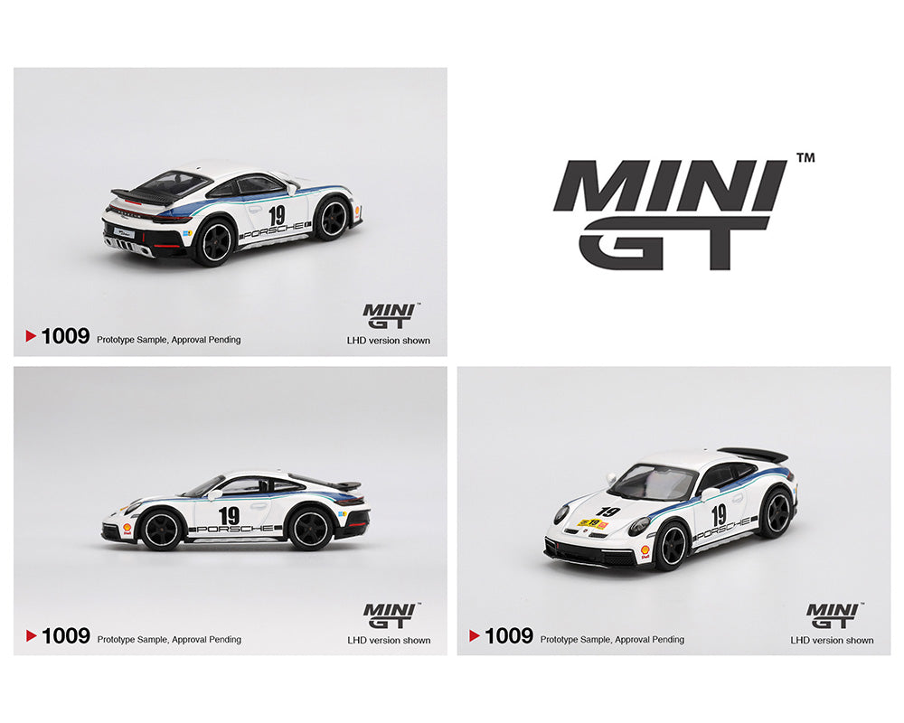 Mini GT 1:64 Porsche 911 Dakar Rally 1974 – White MGT01009-BL (Preorder)