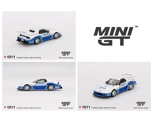 MiniGT 1/64 MAZDA RX-7 LB-Super Silhouette IMSA MGT01011-BL Diecast car model for collectible