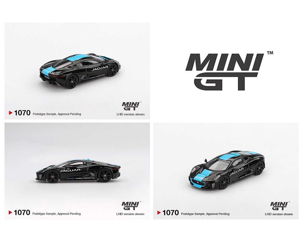 (Preorder) Mini GT 1:64 Jaguar C-X75 – Black MGT01070-BL