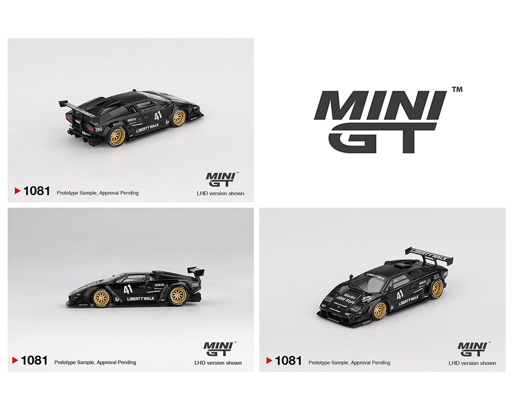 ミニカー Mini GT Lamborghini countach lbwk MINI GT Lamborghini Countach LB-WORKS White 2024 Tokyo Auto