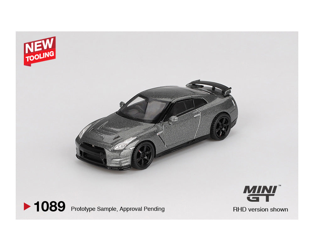 (Preorder) Mini GT 1:64 2013 Nissan GT-R NISMO R35 CRS Version – Dark Metal Gray MGT01089-BL