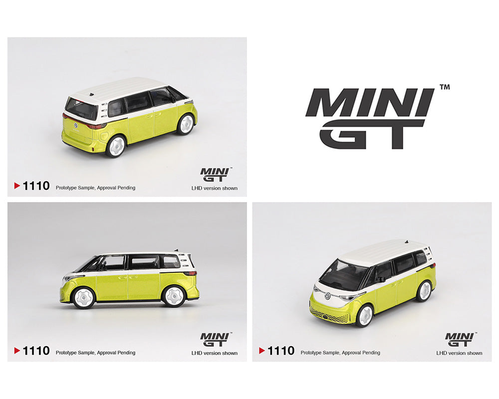 (Preorder) Mini GT 1:64 Volkswagen ID. Buzz – Candy White / Pomelo Yellow MGT01110-BL