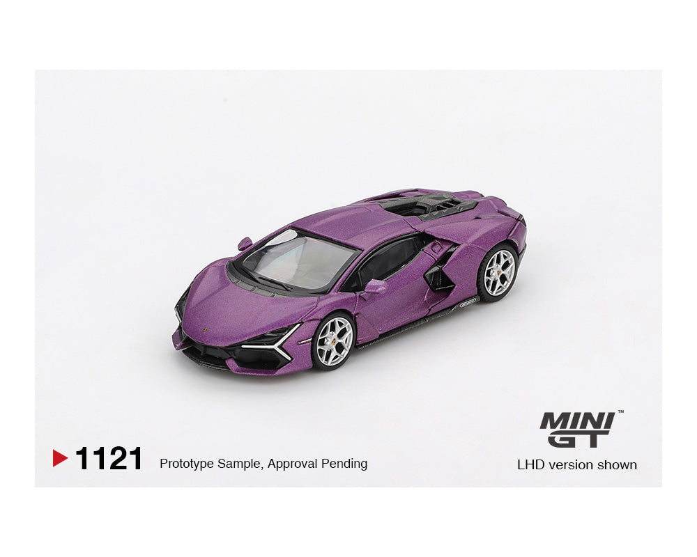 (Preorder) Mini GT 1:64 Lamborghini Revuelto Viola 30th – Matte Purple MGT01121-BL