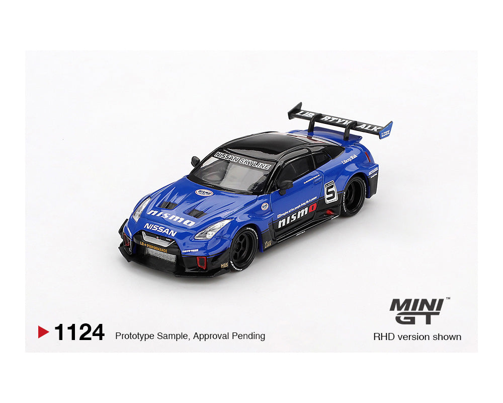 (Preorder) Mini GT 1:64 LB-Silhouette WORKS GT NISSAN 35GT-RR Ver.2 – Blue MGT01124-BL