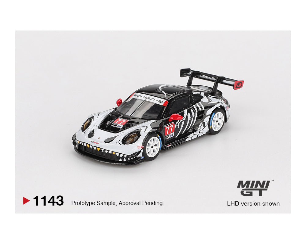 (Preorder) Mini GT 1:64 Porsche 911 GT3 R #77 AO Racing 2025 IMSA Petit Le Mans MGT01143-BL