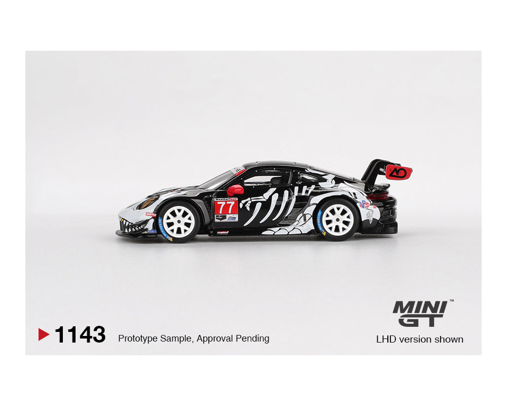 (Preorder) Mini GT 1:64 Porsche 911 GT3 R #77 AO Racing 2025 IMSA Petit Le Mans MGT01143-BL