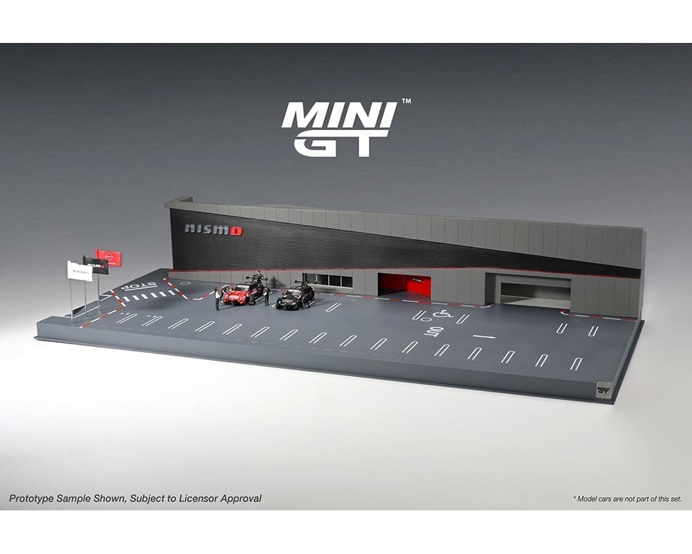 Mini GT 1:64 Diorama Nissan Motorsports Nismo Operation MGTAC34