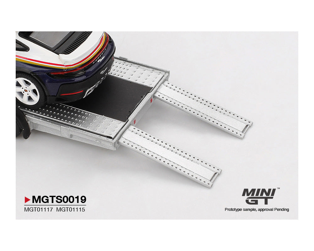 (Preorder) Mini GT 1:64 Porsche 911 Dakar #718 / Volkswagen ID. Buzz Porsche Centrum Gelderland Roughroads Set MGTS0019