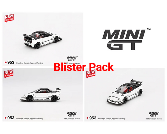 Mini GT 1:64 Mazda AZ-1 Liberty Walk LB40 – White – 2024 Tokyo Auto Salon MGT00953-BL