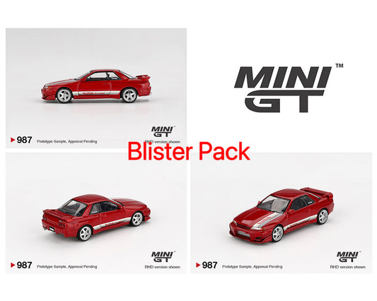 Mini GT 1:64 Nissan Skyline GT-R (R32) VeilSide Combat C-I – Gem Red MGT00987-BL Diecast car model