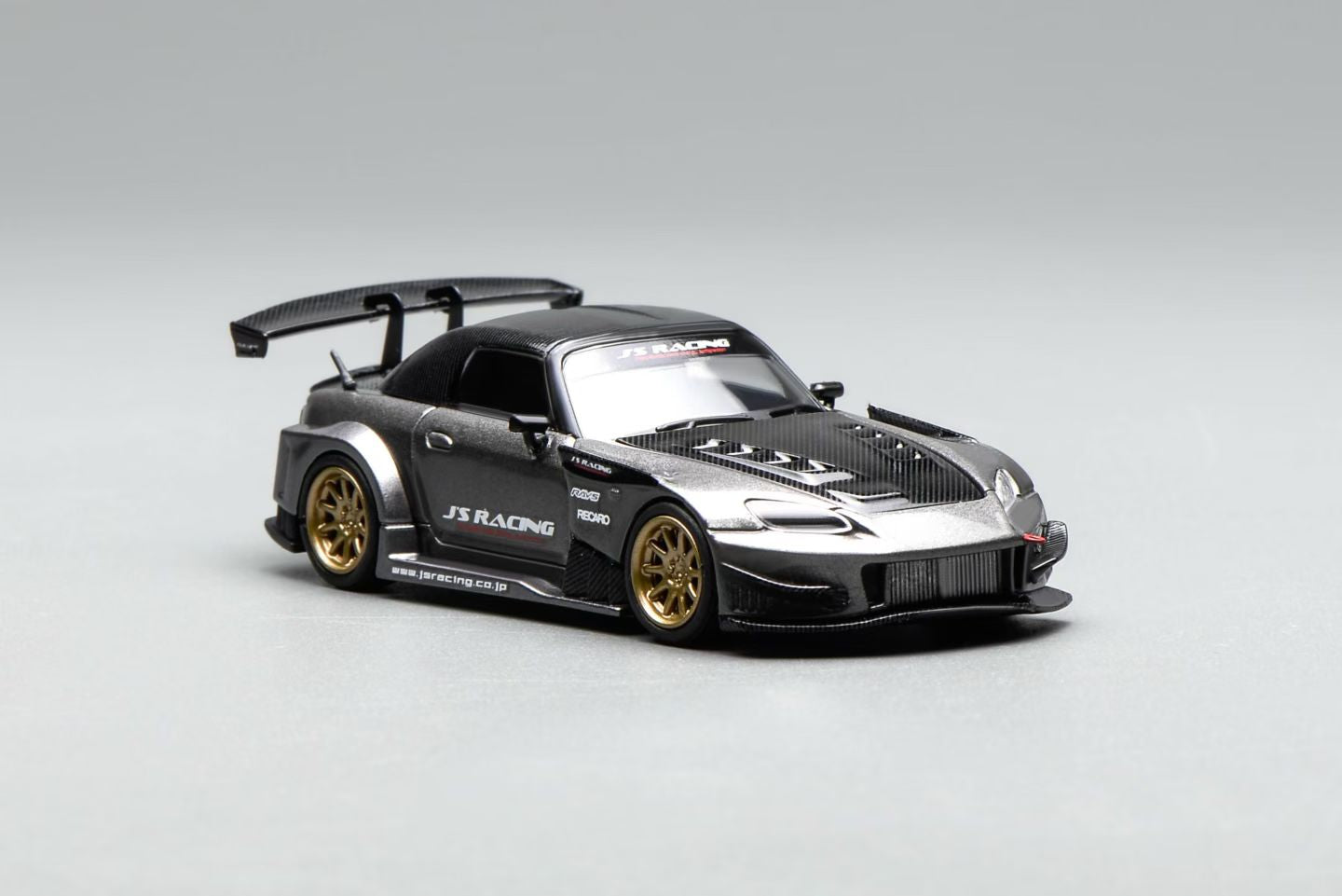 Motorhelix 1:64 Honda S2000 J‘s Racing Moon Rock Metallic M65145